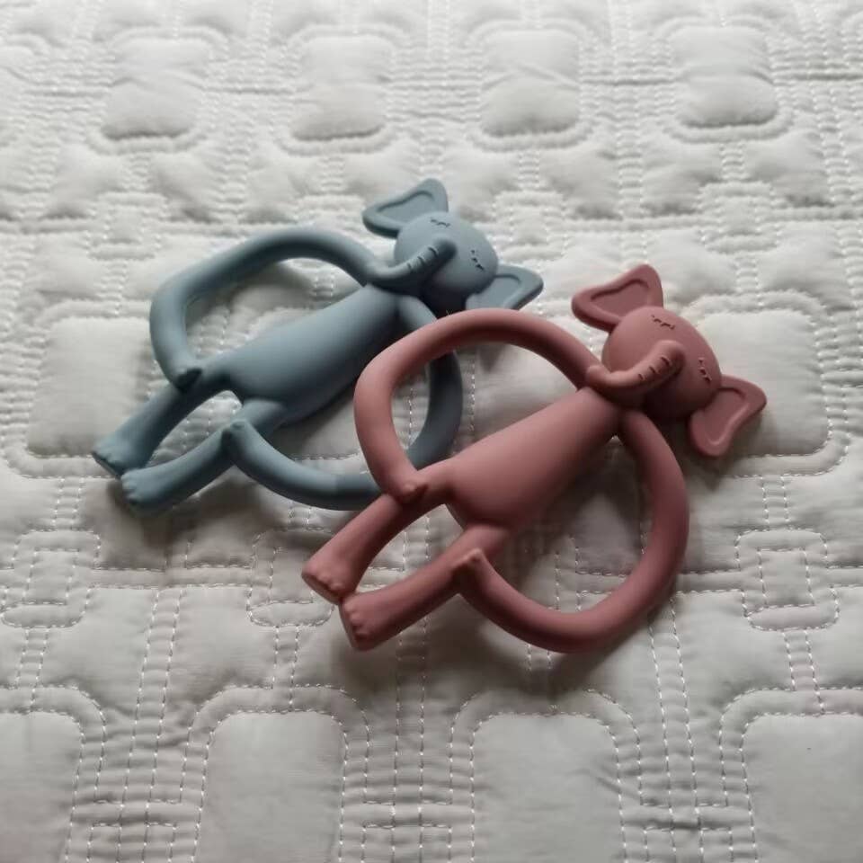 D & C TOYS - Wholesale Teether (Not Clip-On) - Baby - Elephant Teether Toy Baby Silicone Molar Teether3