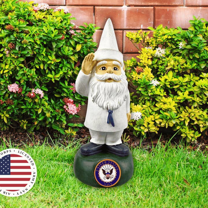 U.S. Navy Garden Gnome - 13" for wholesale by RCS Gifts