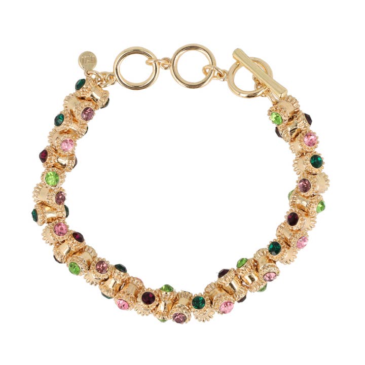Otazu Vintage Barrel Bracelet - Gold for wholesale by OTAZU