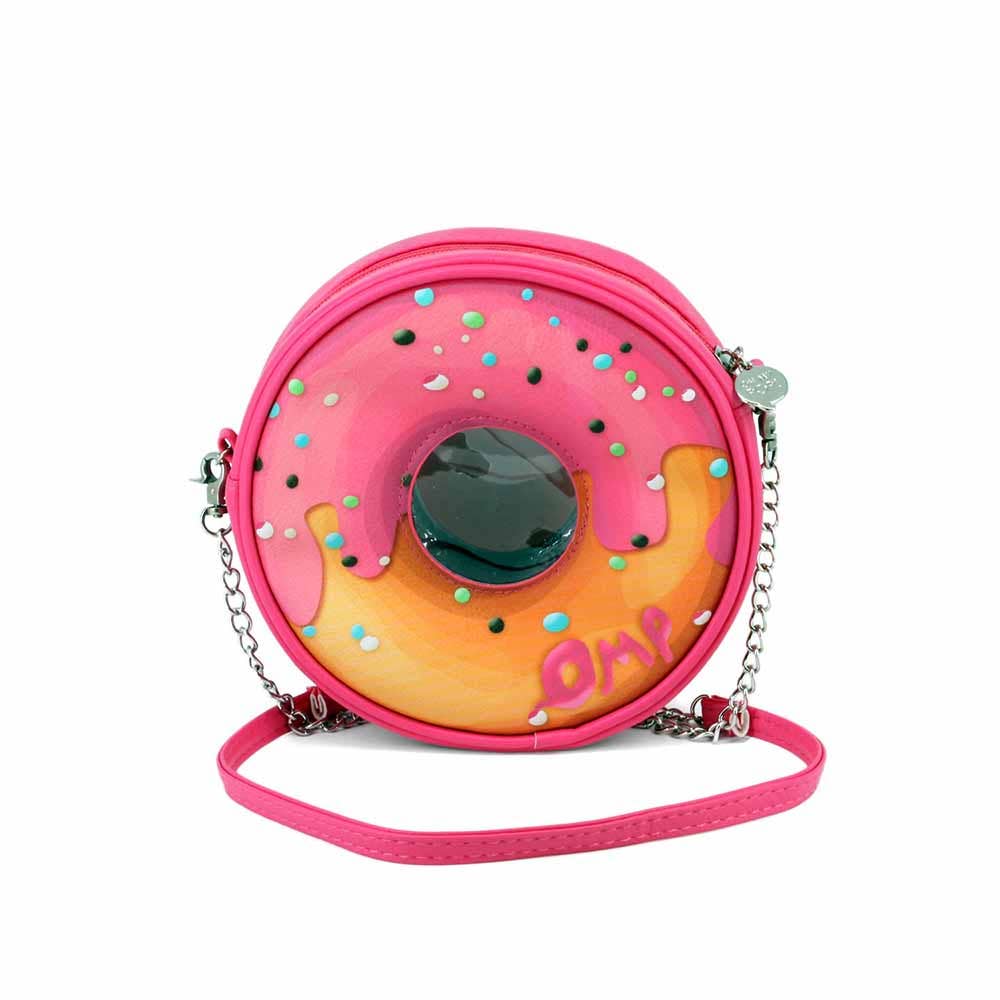 KARACTERMANIA - Wholesale Crossbodytas - kinderen - Oh mijn pop! Pinknut-Round tas, roze