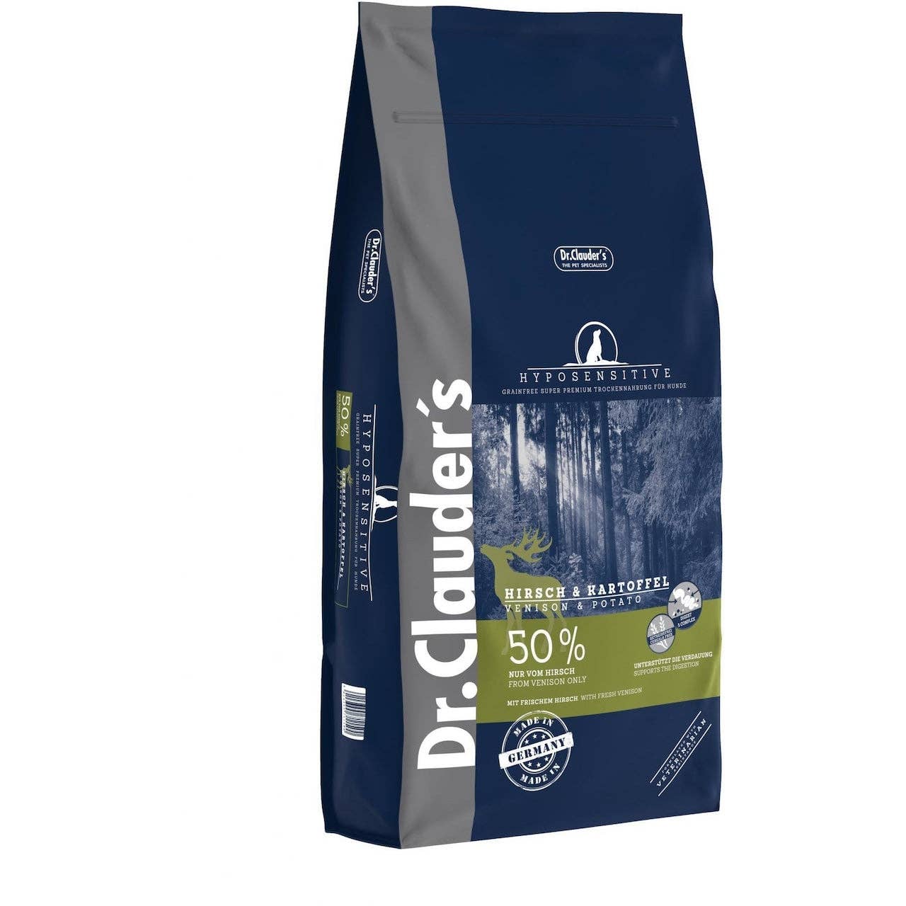 Victory Pet Products Ltd – wholesale Pet food – Dog – Dr Clauder's Hyposensitive Venison & Potato 20kg VAT free0