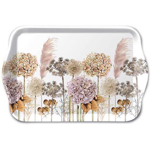 Elegant Gifts - Wholesale Serving Tray - TRAY - Dried Flowers (13 x 21cm)