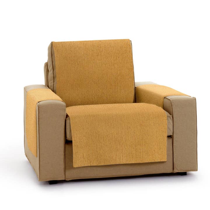 1-Seater Relax Wingback Chair Cover Chenille Plain Elite for wholesale by ENJOYERS