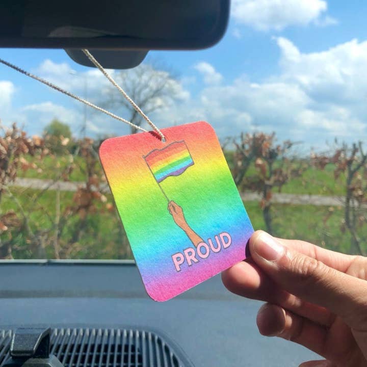 Studio Soph (We Pay Your Import Fees - We Ship DDP) – Großhandel Auto-Lufterfrischer – Unisex – Stolze Flagge LGBTQ Regenbogenverlauf Lufterfrischer3