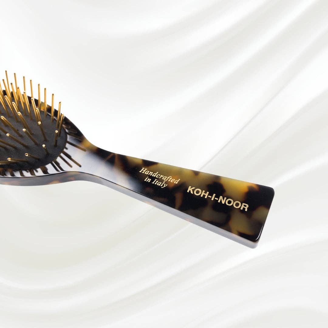 Koh-I-Noor - Wholesale Hair Brush/Comb - Luxury Pneumatic Hair Brush with Gold Plated Metal Pins - Garden6