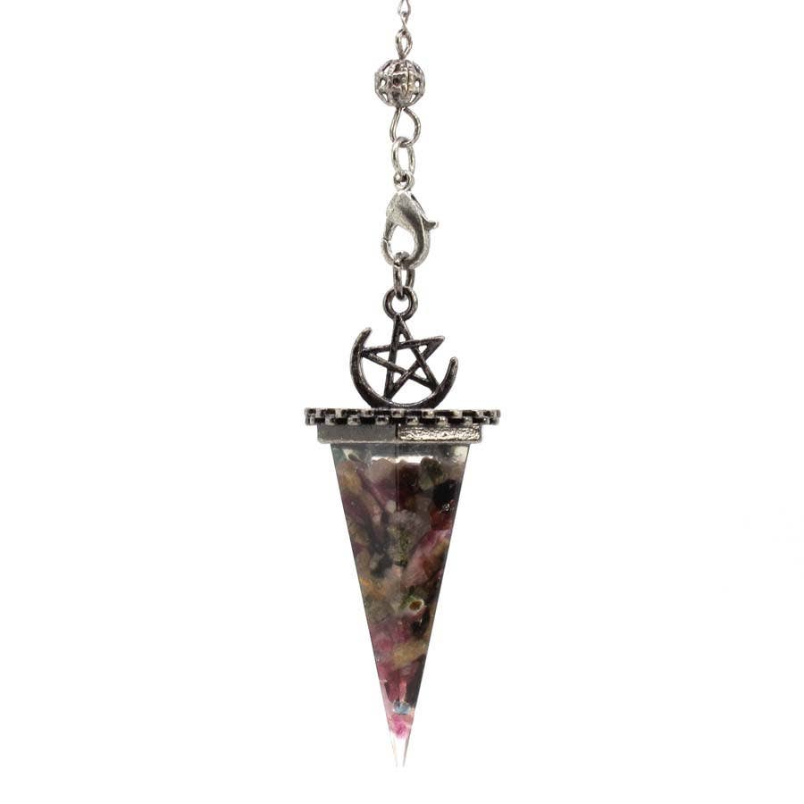 GemMeet - Wholesale Spiritual Stone/Crystal - Crystal Gravel Cone Pendulum3
