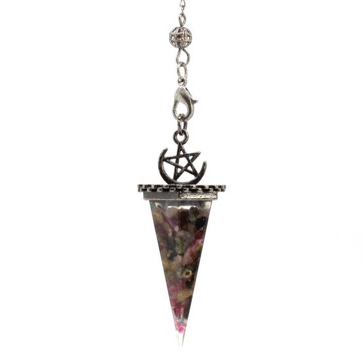 GemMeet - Wholesale Spiritual Stone/Crystal - Crystal Gravel Cone Pendulum3