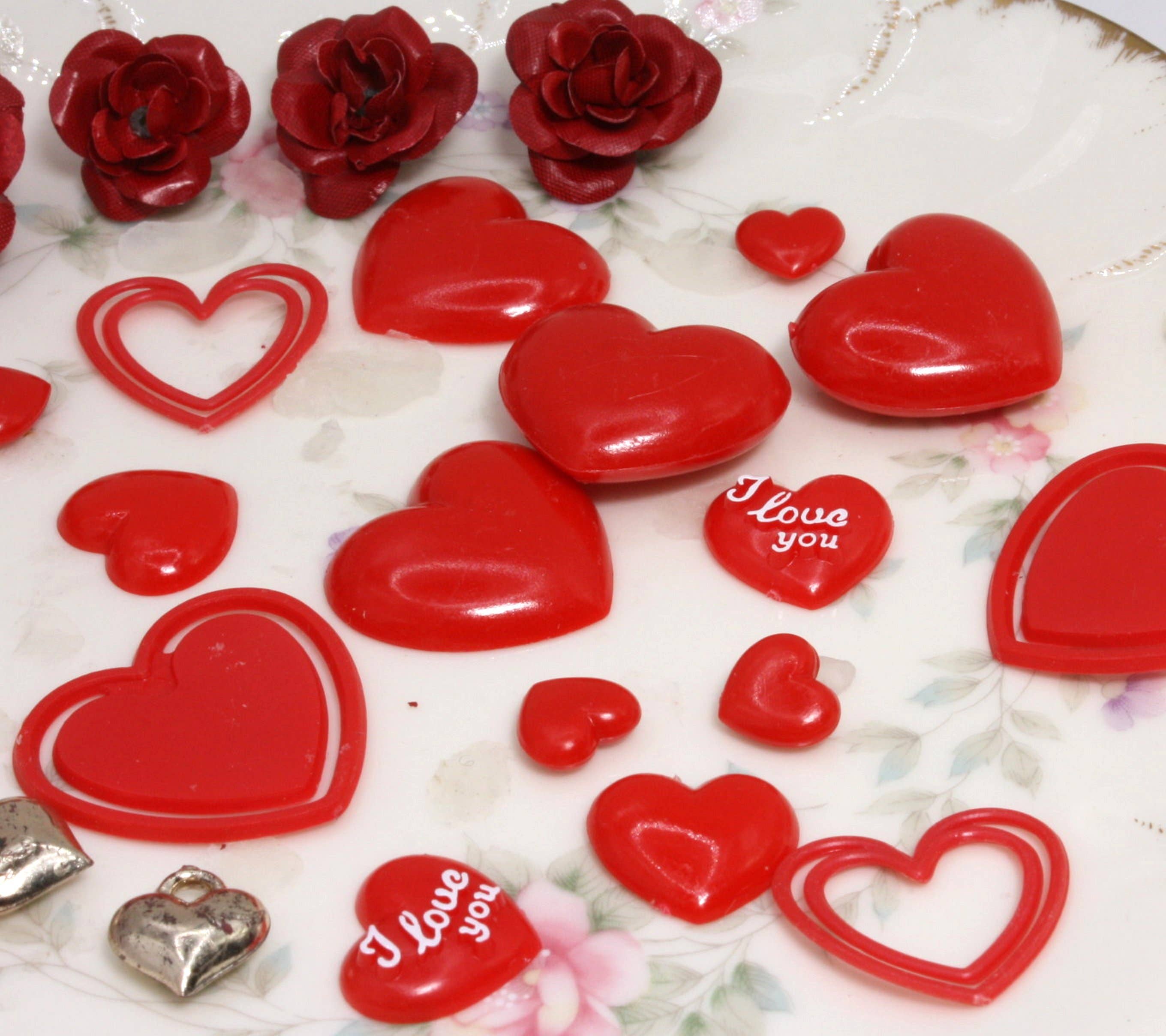 Hjerte & Roser Heart & Roses Special 28 stykker! Valentinsspecial! for engroshandel på Faire4