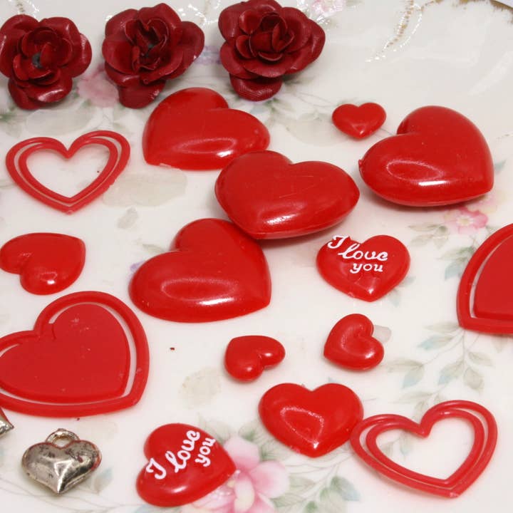 Hjerte & Roser Heart & Roses Special 28 stykker! Valentinsspecial! for engroshandel på Faire4