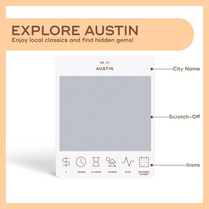 Reach International Outfitters - Wholesale Card Game - Austin Adventure Bucket List5