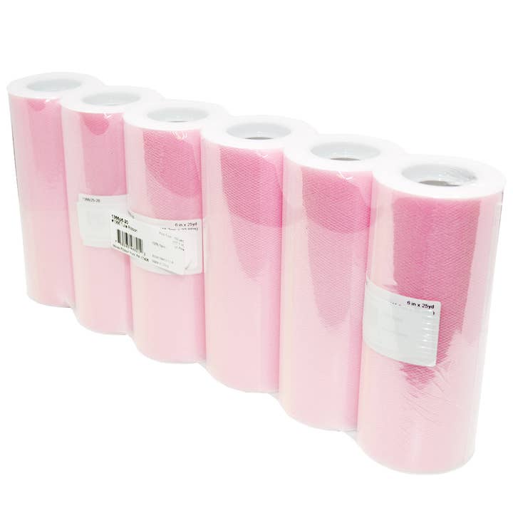 Morex Ribbon - Wholesale Ribbon - Gift Wrapping - #1366 6-pack Tulle - 150 Yd total