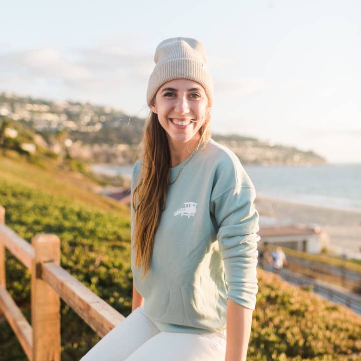 Lifeguard Tower Sweatshirt for wholesale by Esplanade