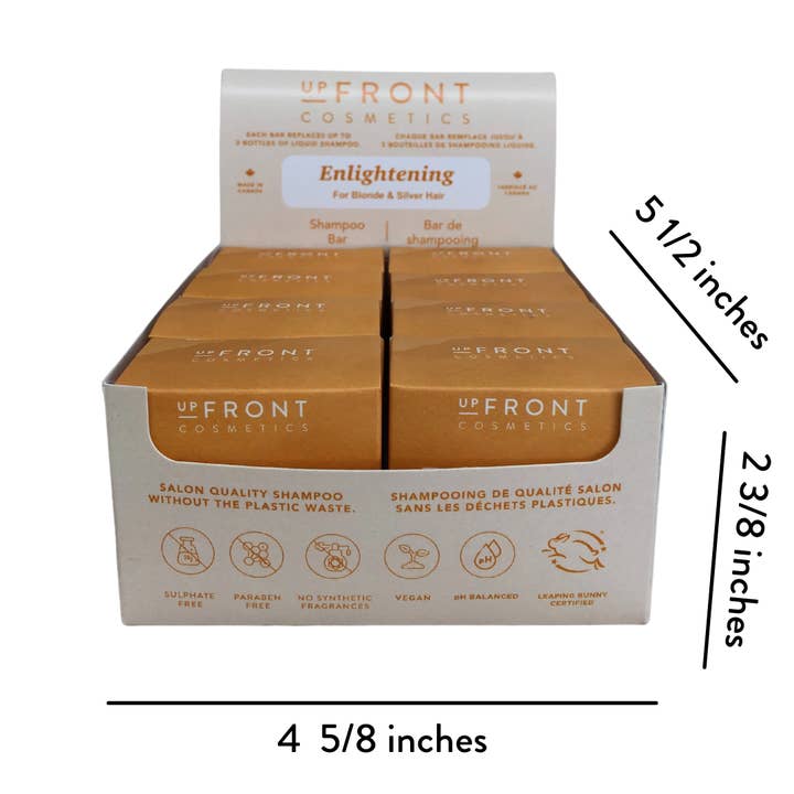 Pack d'étui pour barre de conditionneur pour la vente par Upfront Cosmetics Inc