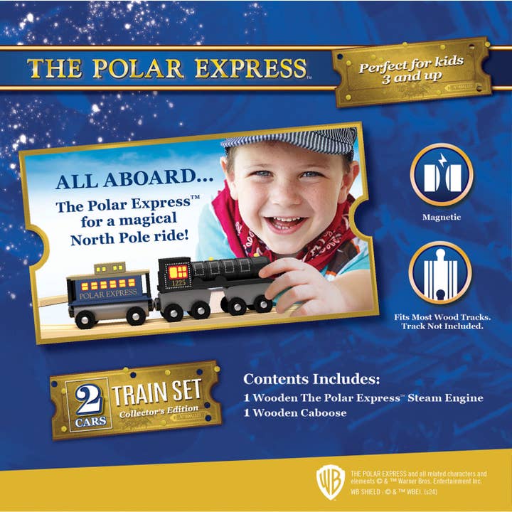 Masterpieces Puzzles - Wholesale Toy Set - Kids - The Polar Express - 2-Piece Toy Train Set
