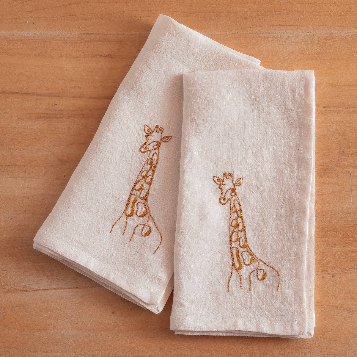 BUSATTI - Wholesale Dinner & Cloth Napkin - ITALIAN GARDEN - Set of 2 embroidered napkins9