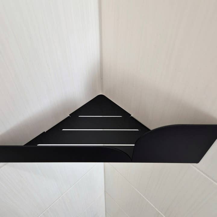 NAMUOS - Venta al por mayor Estante de pared - Estante de esquina para ducha BAUHAUS, blanco, beige, gris, negro