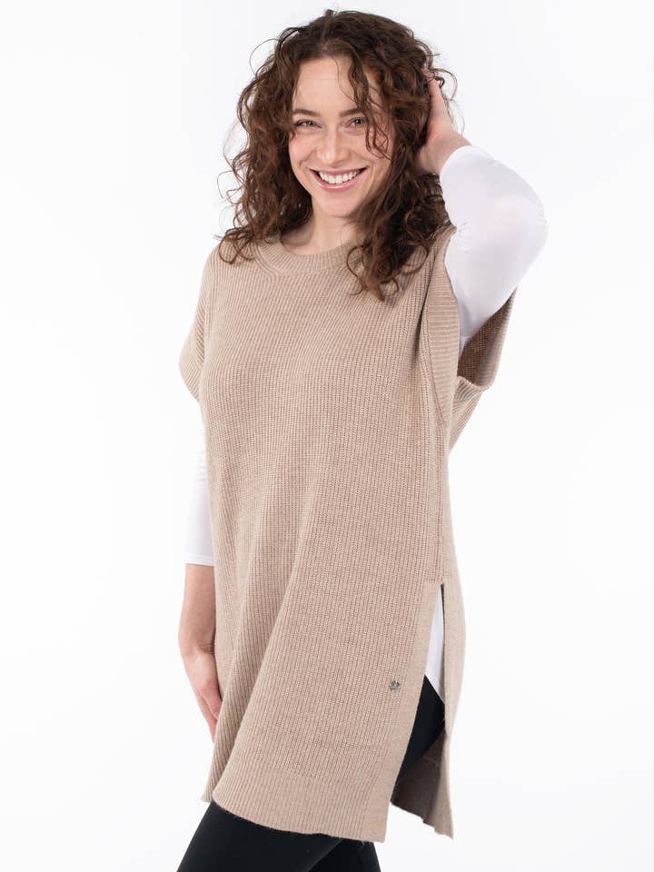 Crew Knit Sweater Vest for wholesale by SweetLegs Clothing Inc