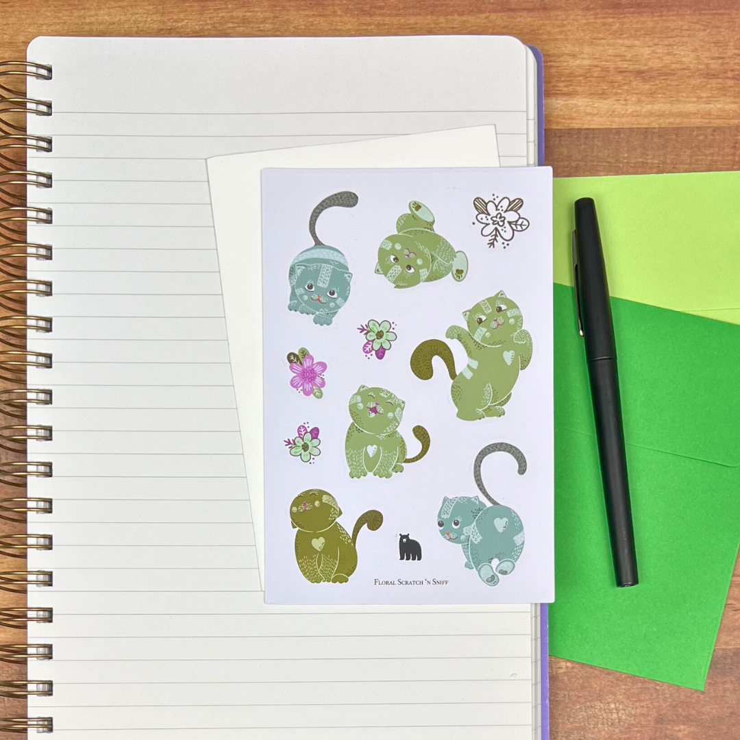 Four Bears Sticker Club - Vendita all'ingrosso Adesivo - Gatti Purr-ty3