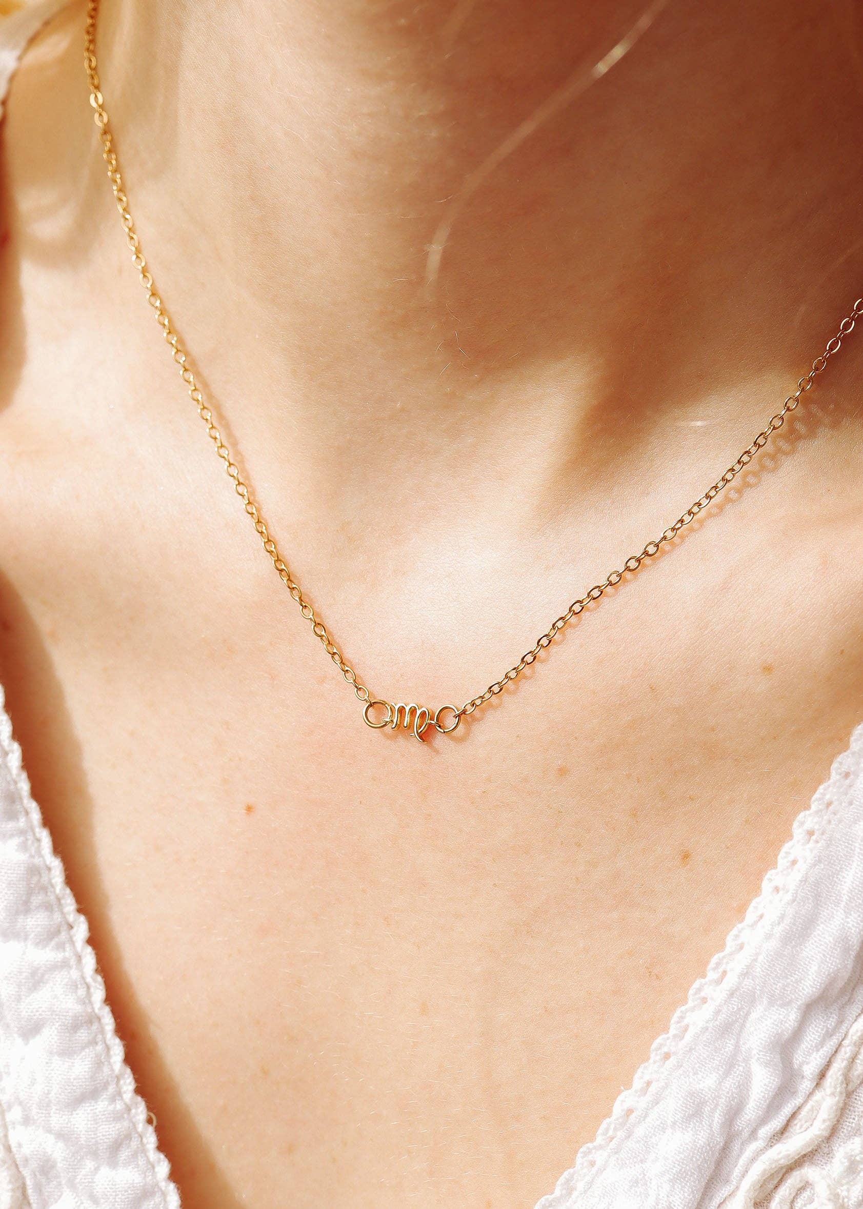 WJW - Wholesale Individual Charm/Pendant - 14K Gold Plated Sterling Silver Zodiac Connector Charm for Permanent Jewelry4