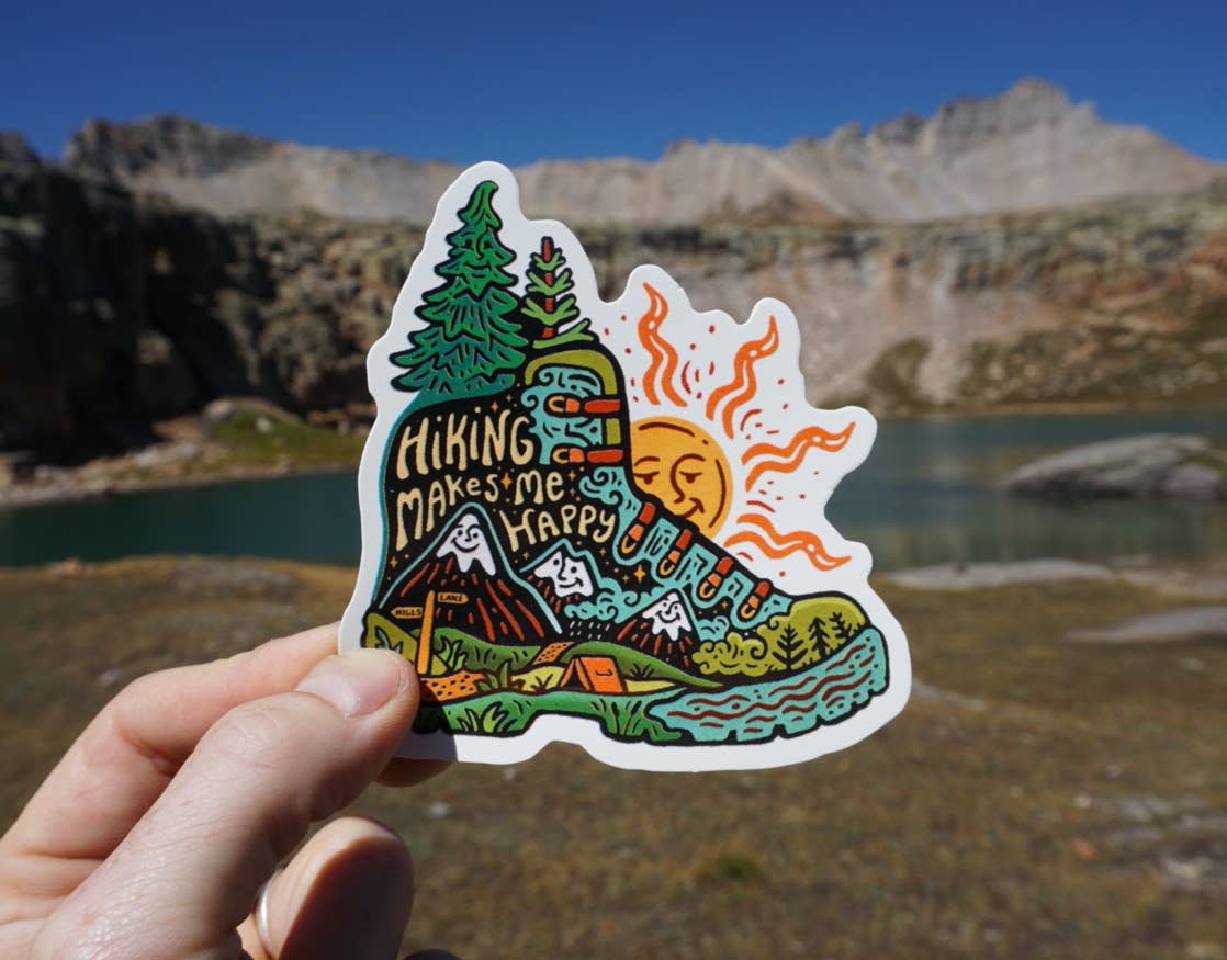 Sticker Art - Wholesale Sticker - Hiking Sticker1