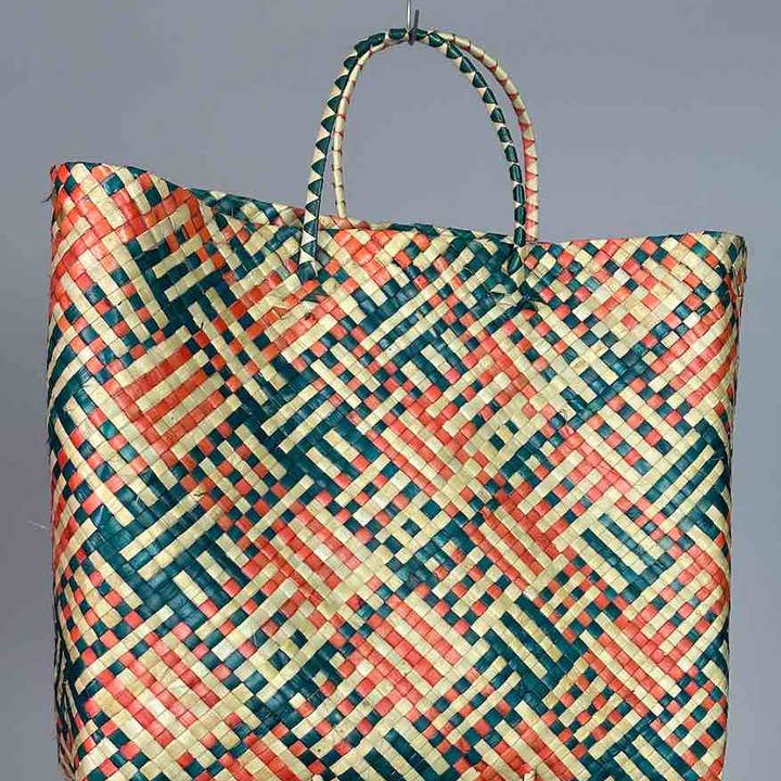 Grote Pandan Straw Beach-handtas - Filipijnen voor wholesale door The Niger Bend