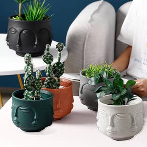 Hanging Happy Face Planter Pot – SparkDazzle