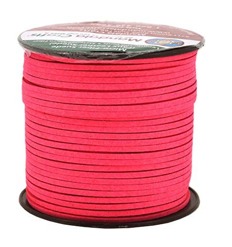 Mandala Crafts – Großhandel Bastelzubehör – Wildleder-Imitatkordel – veganes Leder für Schmuckherstellung und Perlenarbeiten34