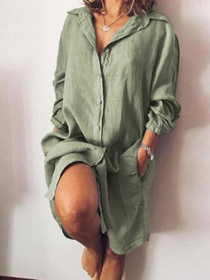 Casual Sexy Pocket Shirt Dress and other Purchase Wholesale entro clothing dress. Free Returns & Net 60 Terms on Faire trending on Faire.