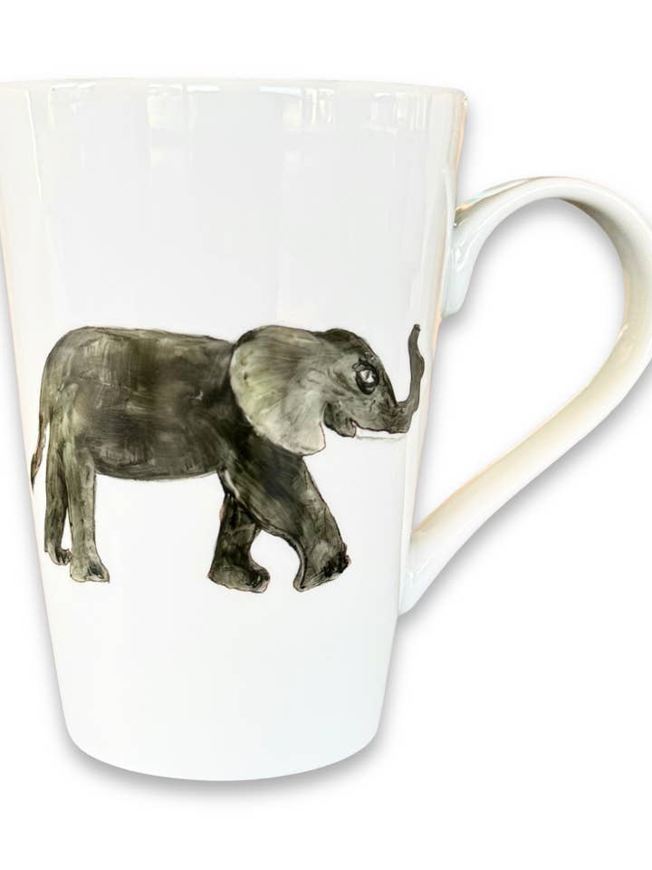 Alabama Elephant Game Day Porcelain Mug for wholesale by Mona H Paintings