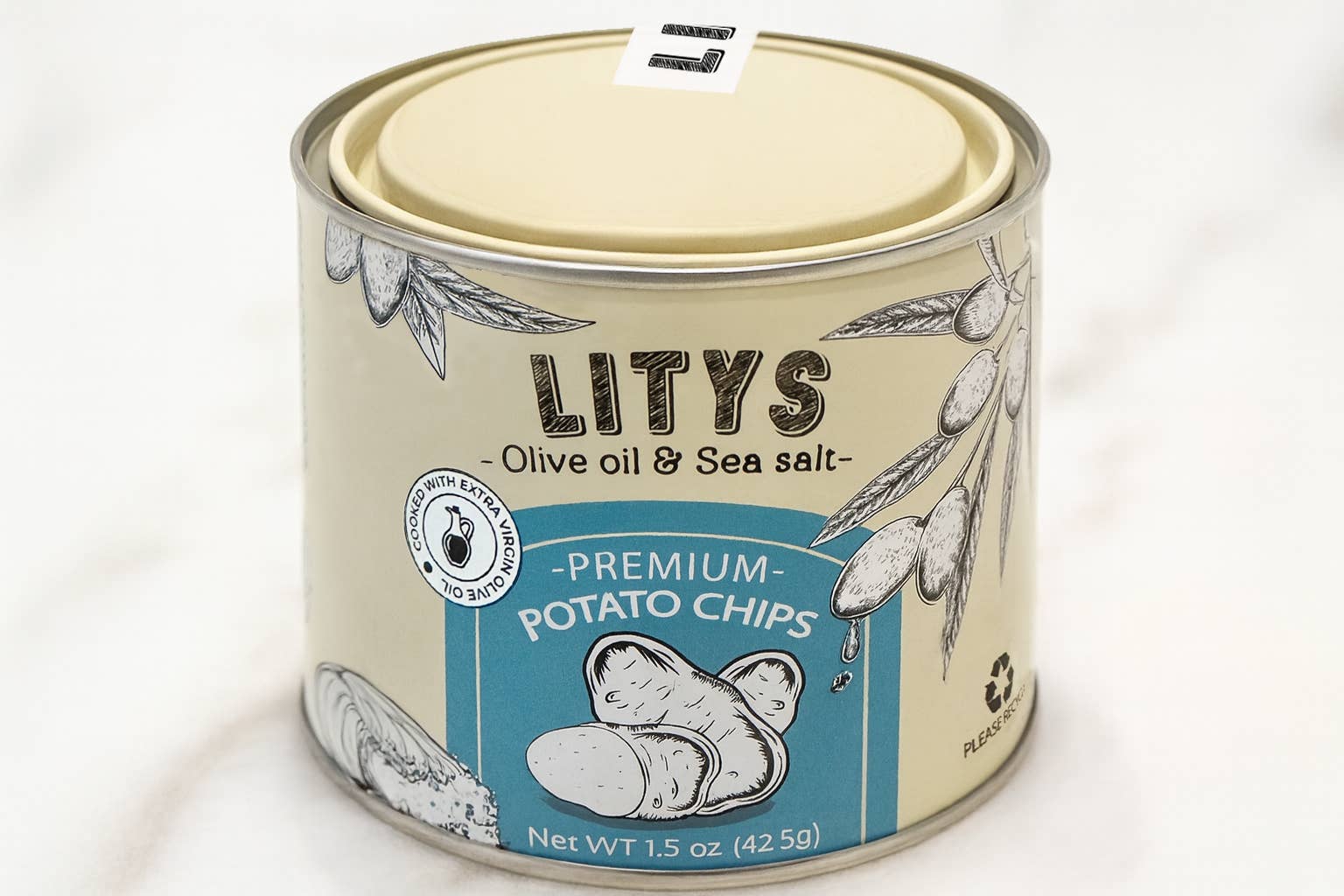Litys Chips - Wholesale Chips - 1,5OZ Olive oil and Sea salt