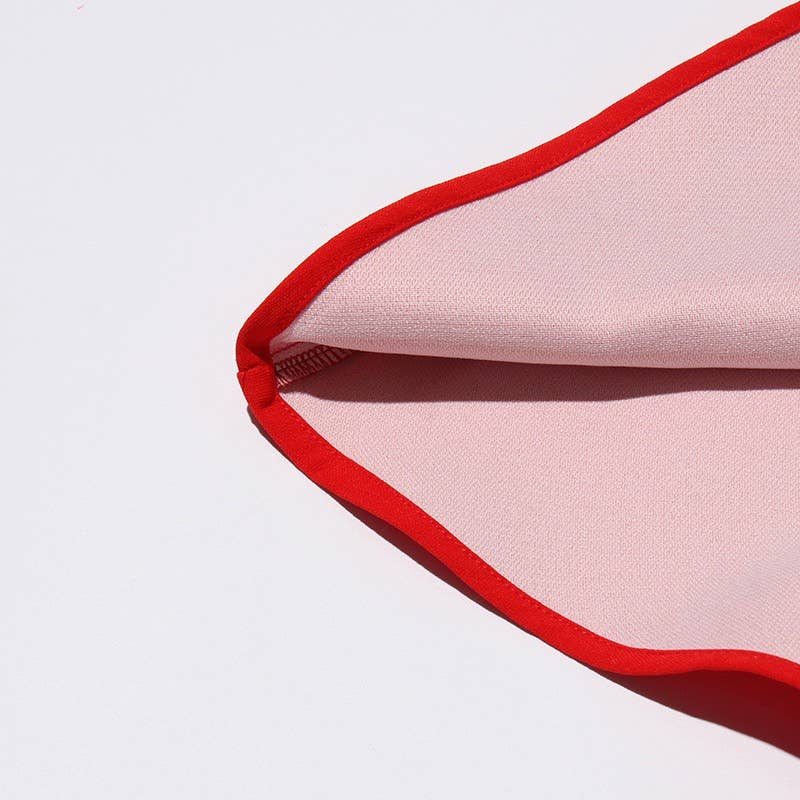 Red SY037 Elegant Floral Midi Skirt for wholesale on Faire14