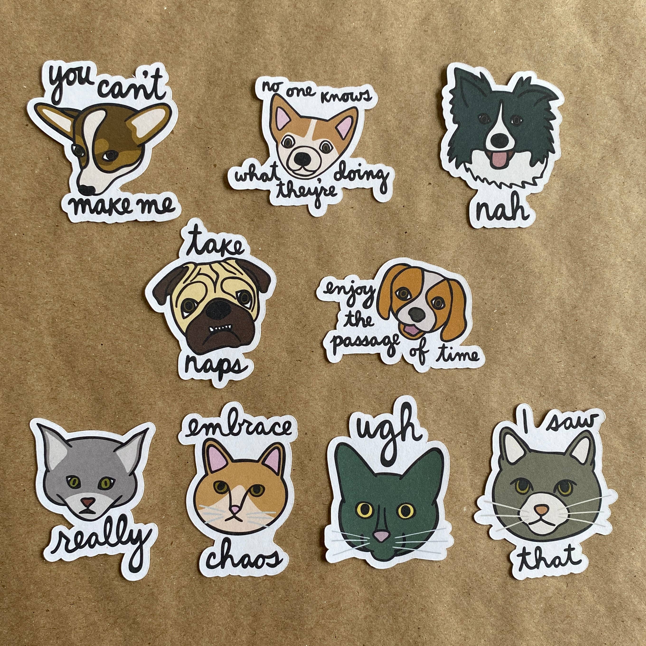 AnneArchy – wholesale Sticker – take naps dog sticker1