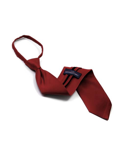 Selini New York - Wholesale Necktie - Men's - Poly Solid Zipper Tie9