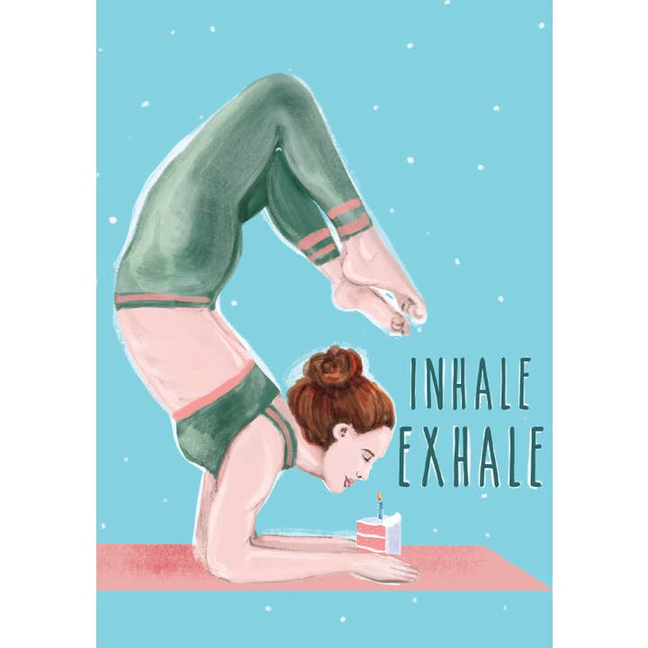 Inhale Exhale Lala Land para venta al por mayor de Retrospect Greeting Cards