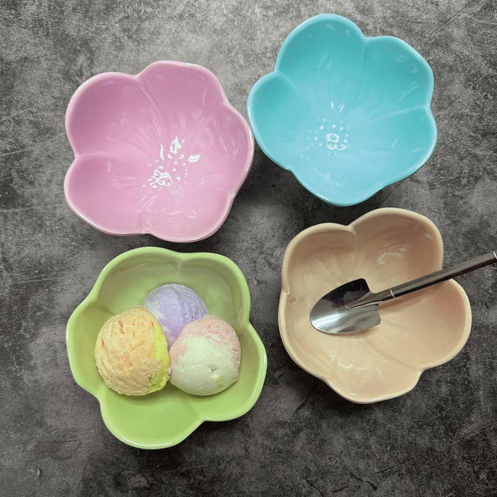 Supreme Housewares - Wholesale Bowl - Floral Melamine Ice Cream Bowl