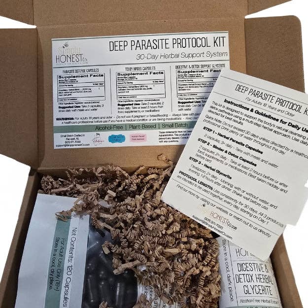 Deep Parasite Protocol Kit – 30 Day Support System for wholesale by Simply Honest Co.