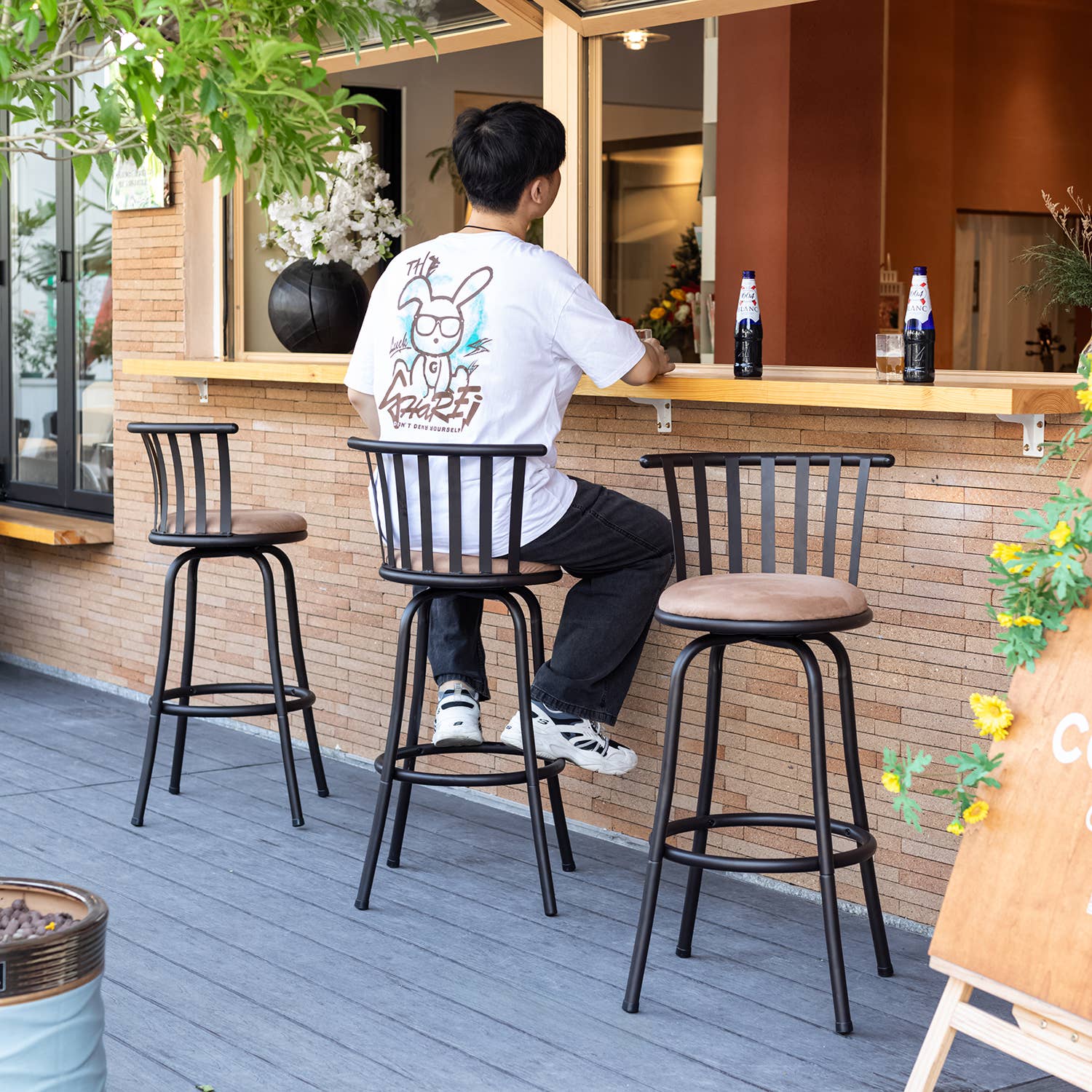 39F Inc. - Wholesale Chair - Swivel Bar Stools 24in or 29in1