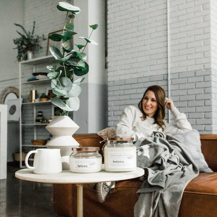 Homebody Soy Candle for wholesale by Palms, Psalms, & Prosecco