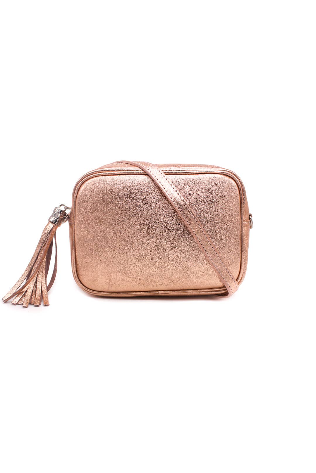Ellas Trading - Wholesale Crossbody Bag - Women's - Italian Leather Camera Crossbody Bag with Tassel Charm33