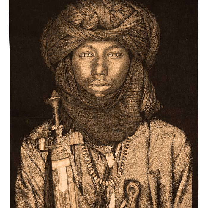 Tribu Dawo Fulani por Mario Gerth | Colgar en la pared | Étnico para venta al por mayor de FS Home Collections