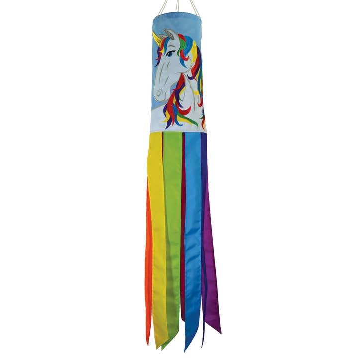 Unicorn 40" Windsock for wholesale by In the Breeze, LLC.