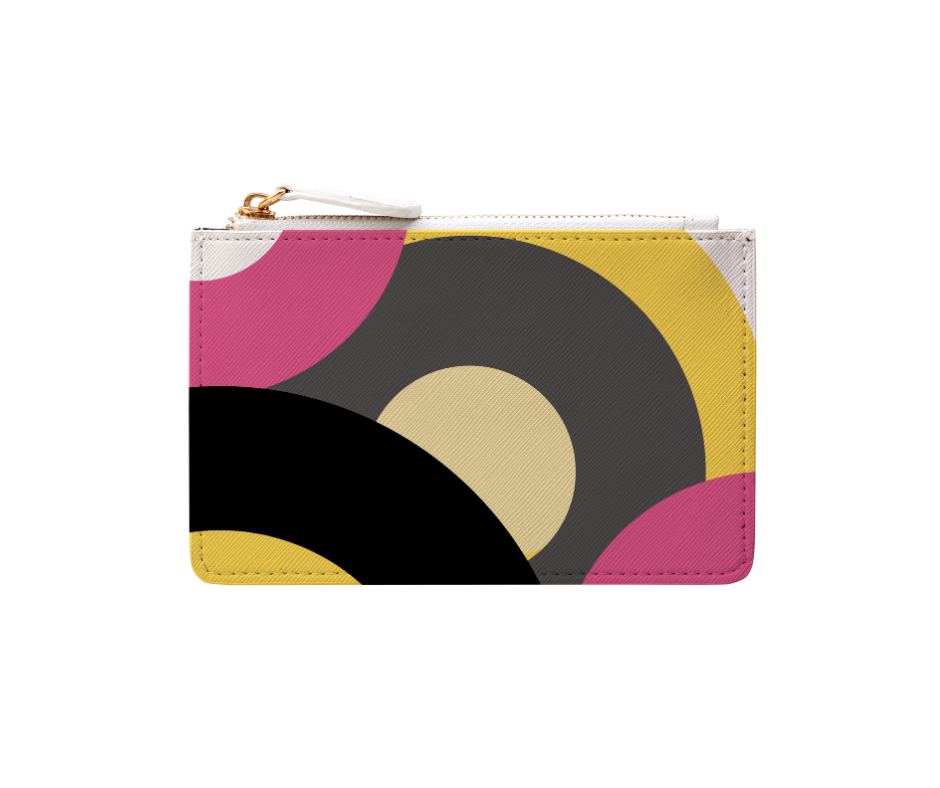 LanRetro – wholesale Coin purse – Women’s – Pink Retro Records Coin Purse3
