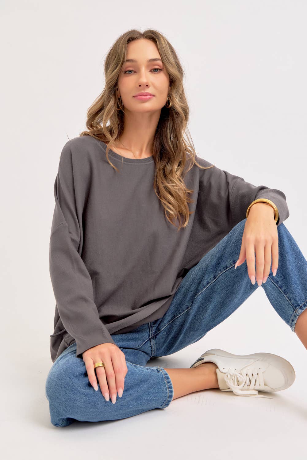 Sweet Lovely by Jen – wholesale Tunikatröja - Dam – OVERSIZE/LÖS PASSFORM TRÖJA MED RUND HALS63