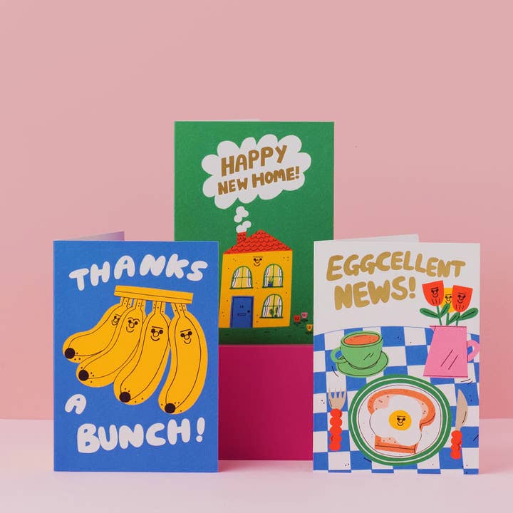 Rumble Cards (US Duties & Taxes Paid) - Wholesale Congratulations Card - Eggcellent News - Congratulations - New Baby - Graduation1