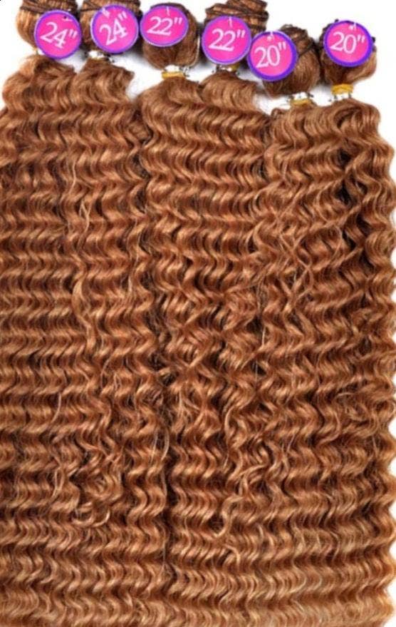 Chabinehairstore – wholesale Hårförlängningar – Golden halvnaturlig fläta, 1-pack lösning4