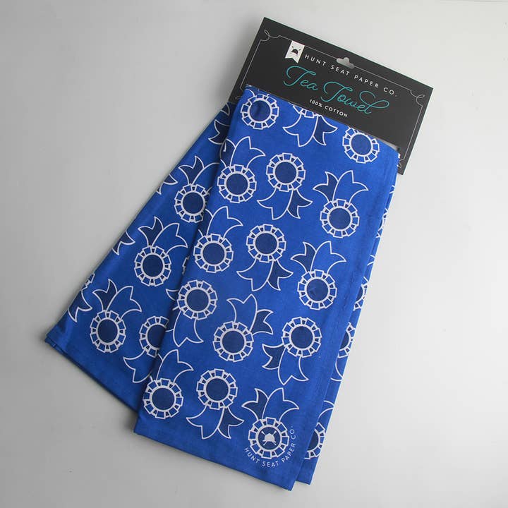 Vencedor Toalha de Chá Equestre - Fita Azul Horso Show por atacado de Hunt Seat Paper Co.