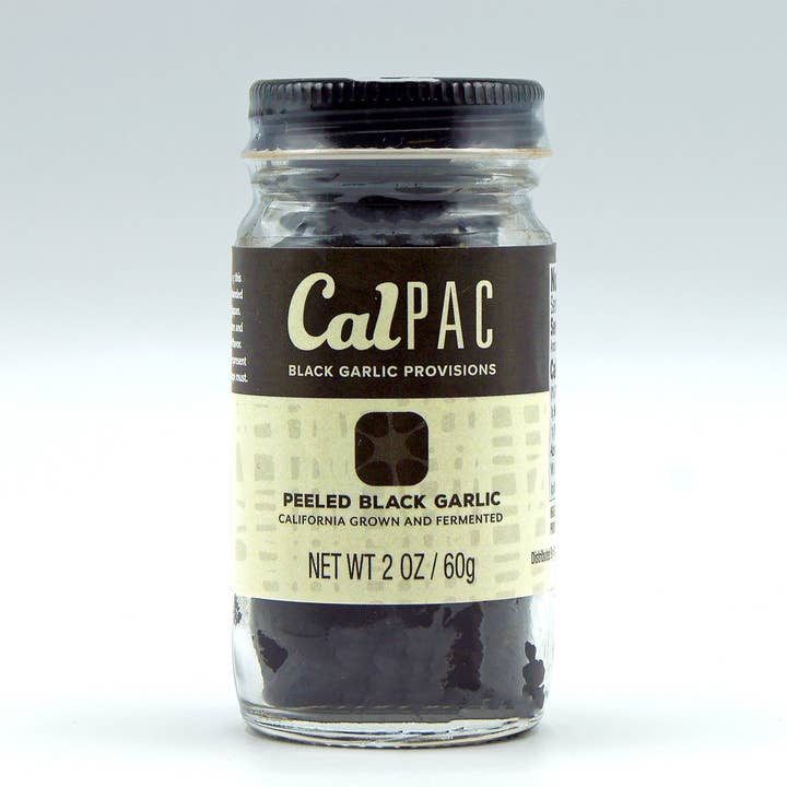 WA Imports - Wholesale Dried Spice - CalPAC Peeled Black Garlic, 2 oz