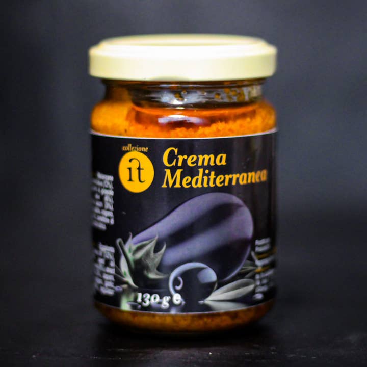 Mediterranean Cream 130g. Tomatoes, peppers, olives. Italy. for wholesale by Gourm.it