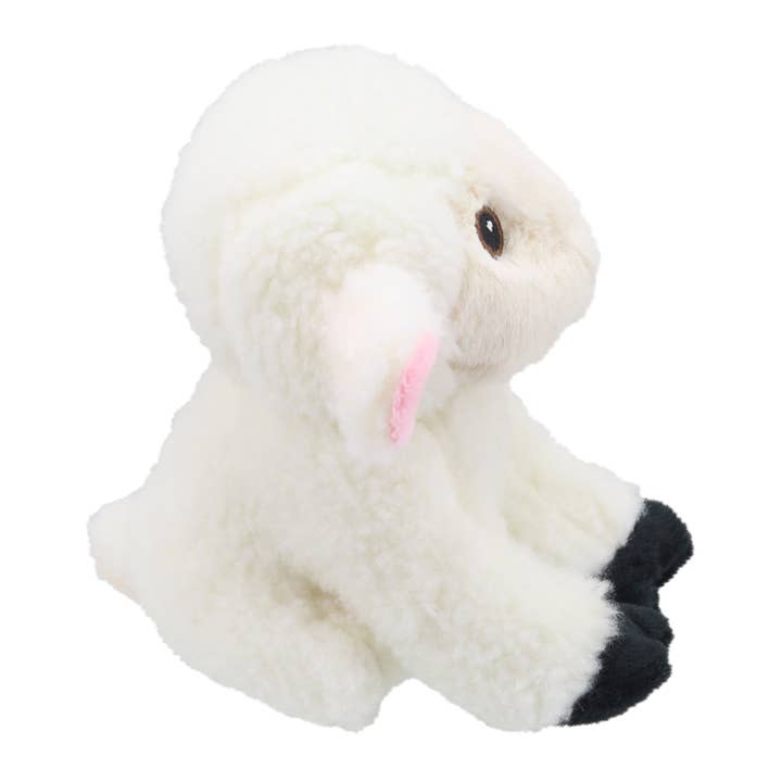 The Puppet Company (US) - Wholesale Stuffed/Plush Toy - Kids & Baby - Wilberry Eco Minis: White Sheep Soft Toy4