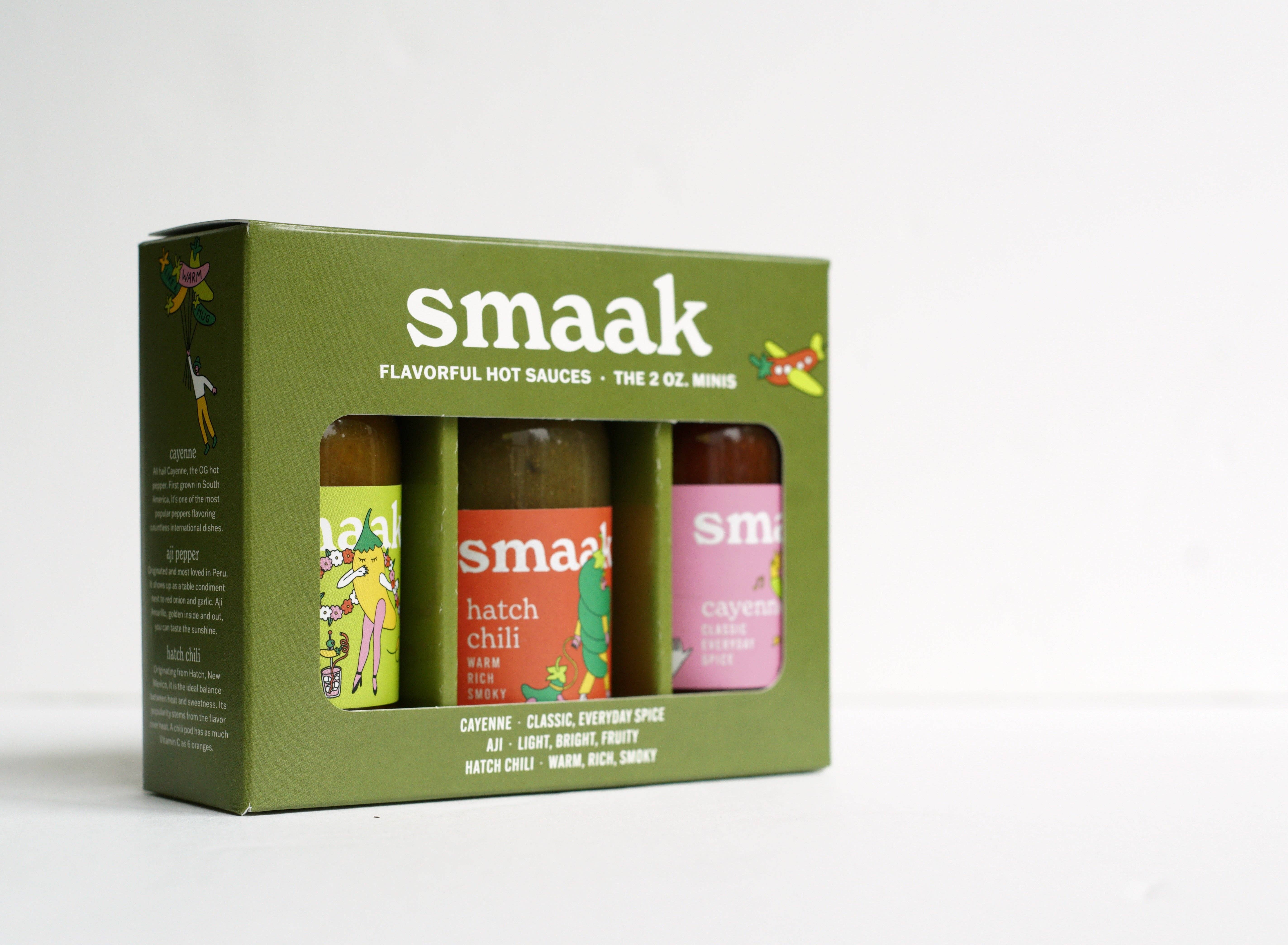 Smaak - Wholesale Hot Sauce - Smaak Minis Six Pack1